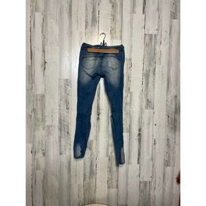 Women’s Skinny Jeans Size 5 Distressed Blue Stretch Denim